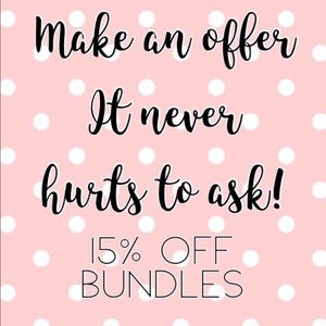 Reasonable Offers Are Always Welcome!